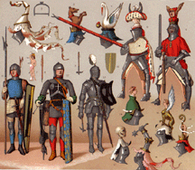 Racinet middle ages military