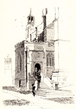 Entrance to College Chapel, Eton