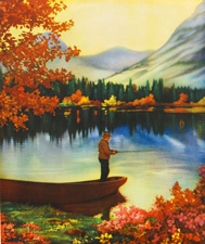Fall fishing scene