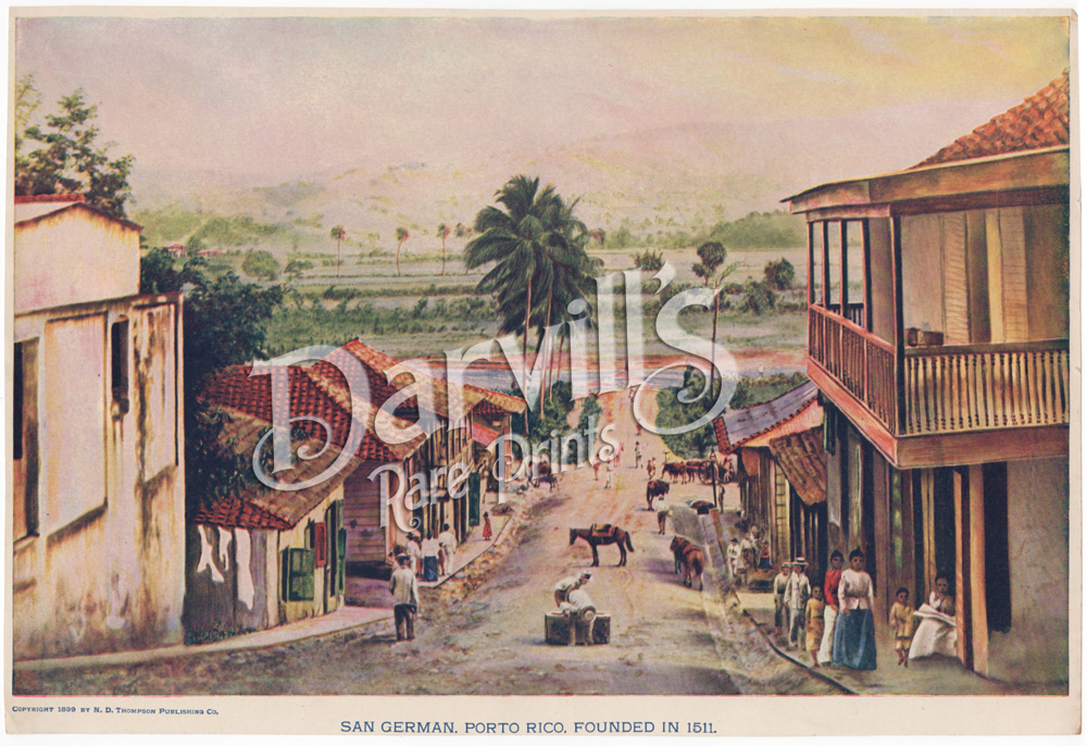 Antique Prints And Photographs Of Cuba And Puerto Rico Porto Rico From 19 And 1907