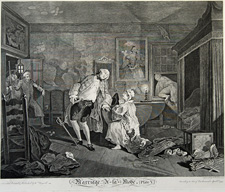 Marriage a la mode, plate V