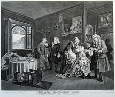 Marriage a la Mode, plate VI