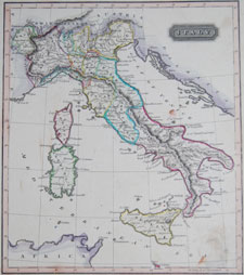 Italy 1817 from Ewing's atlas
