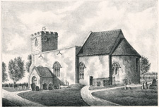 CHECKENDON CHURCH, OXFORDSHIRE (from the S.E.)