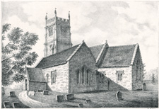 COATES CHURCH, GLOUCESTERSHIRE (from the S.E.)