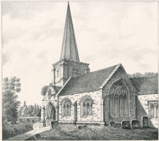 KEMBLE CHURCH, WILTSHIRE (From the S.E.)