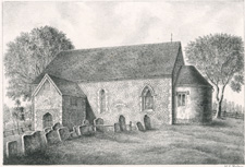 SWYNCOMBE CHURCH, OXFORDSHIRE (From the S.E.)