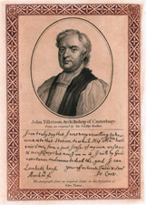 John Tillotson ArchBishop of Canterbury