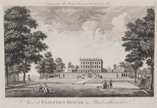 View of Cliefden House in Buckinghamshire