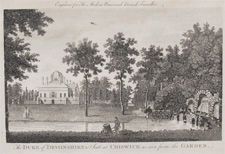 The Duke of Devonshire's Seat at Chiswick as seen from the Garden