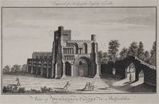 View of Dunstable Priory, in Bedfordshire