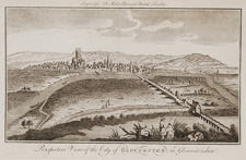 Perspective View of the City of Goucester, in Gloucestershire