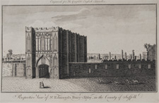 Perspective View of St. Edmund's Bury-Abby, in the County of Suffolk