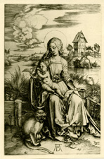 Maria mit der Meerkatze