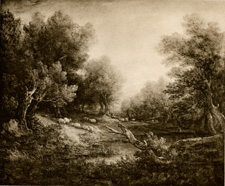 Gainsborough Landscape with sheep