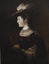 Portrait of Saskia van Uylenborch by Rembrandt van Rijn