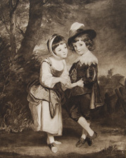 The Little Fortune Tellers by Sir Joshua Reynolds