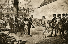 The Admiral of the Spanish Armada Surrenders to Drake
