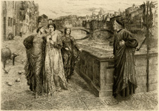 The First Meeting of Dante and Beatrice