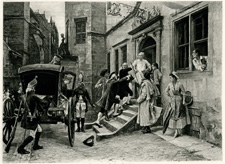 The Arrest of Voltaire and his Niece by Frederick's Order