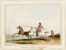 A Tartar Catching His Horse