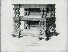 Sideboard of the time of Queen Elizabeth or James 1st