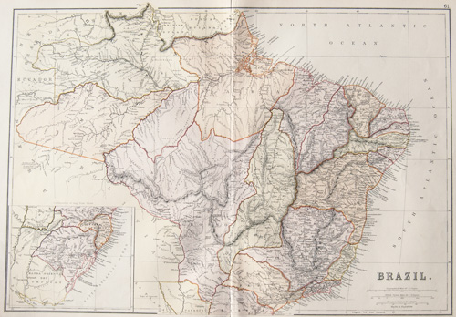 Antique maps of South America