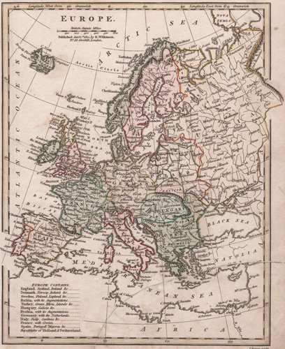 Antique Maps of Europe