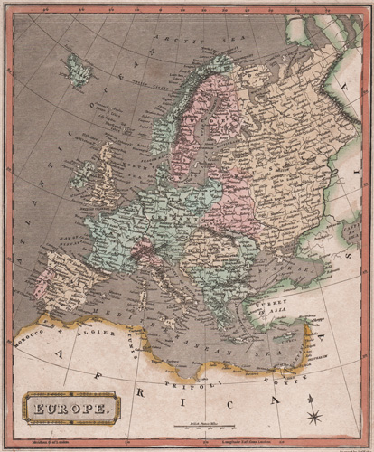 Antique Maps Of Europe