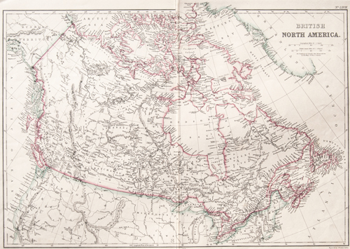 Antique maps of North America and the West Indies