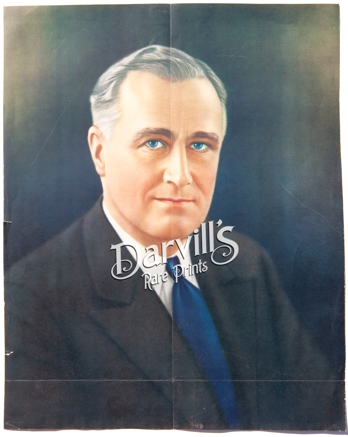 Original vintage portraits of FDR Franklin Delano Roosevelt