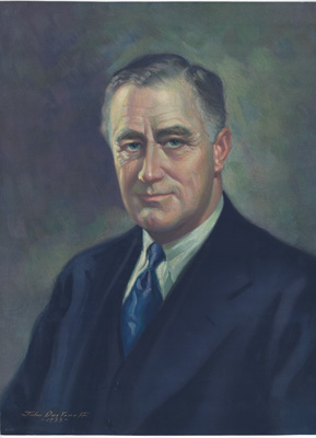 Original vintage portraits of FDR Franklin Delano Roosevelt