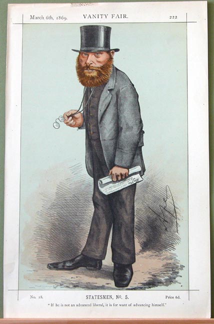 Original Spy prints - Vanity Fair prints of politicians, famous people from  Victorian England